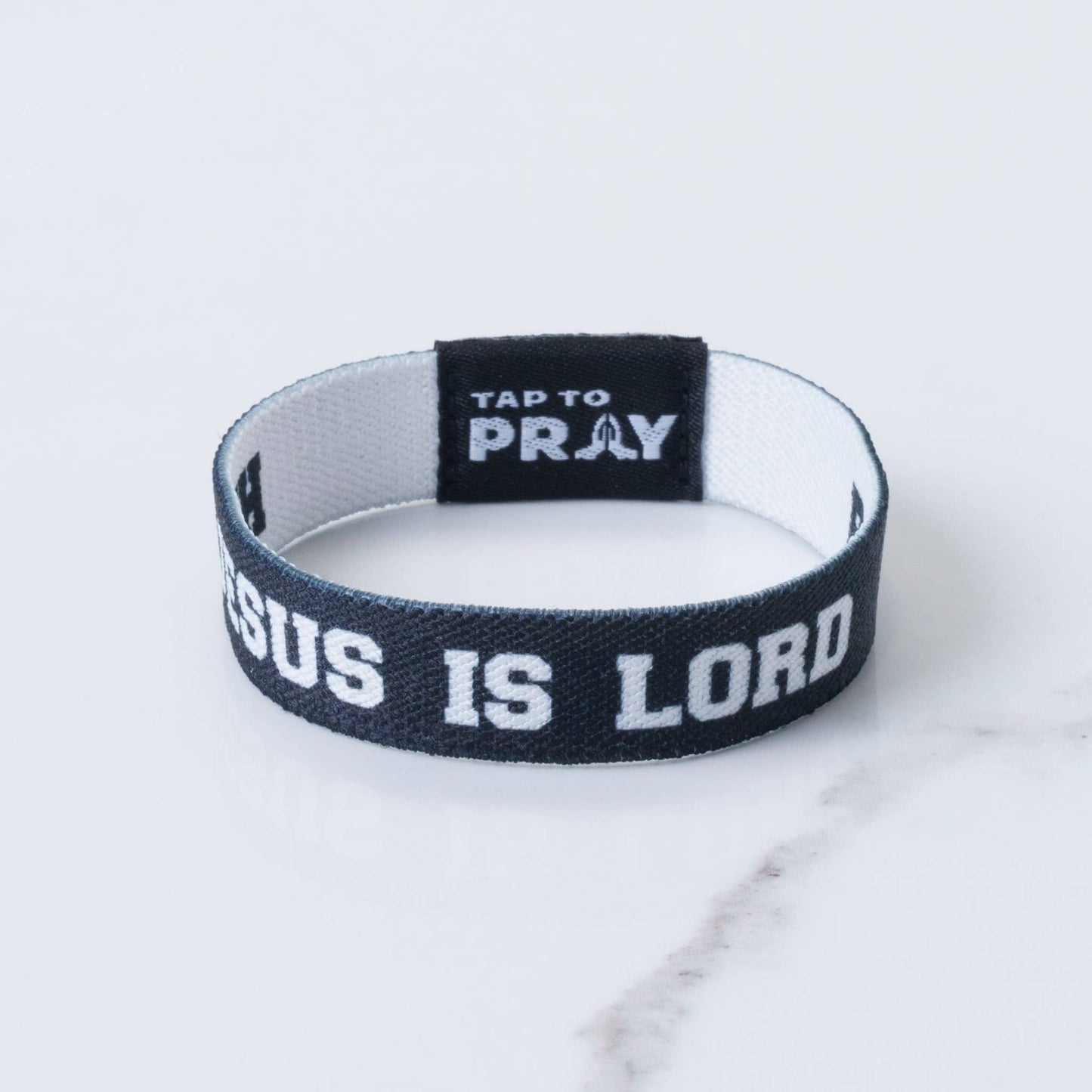 Tap To Pray Black & White - Jesus Is Lord