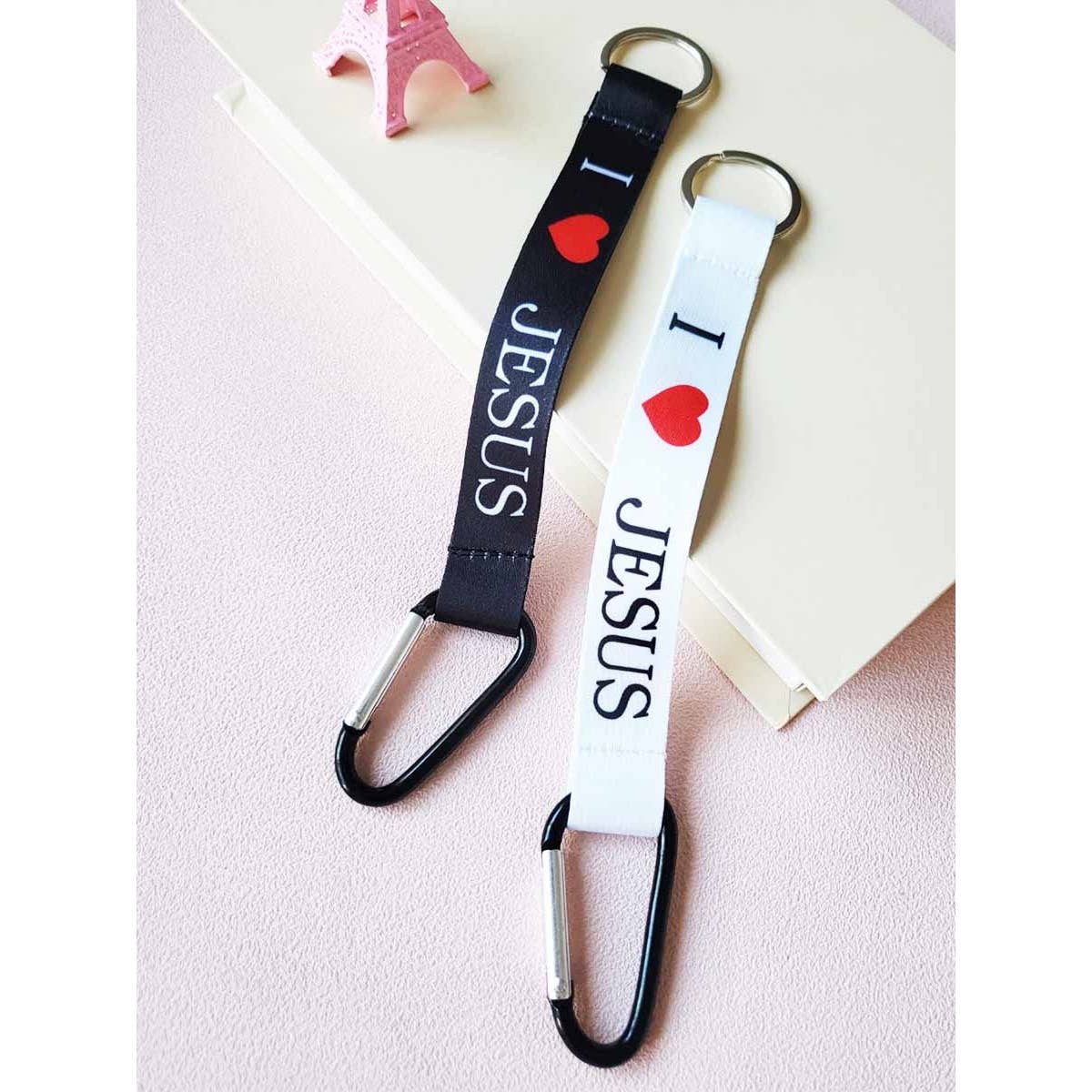 I Love Jesus Lanyard Keychain
