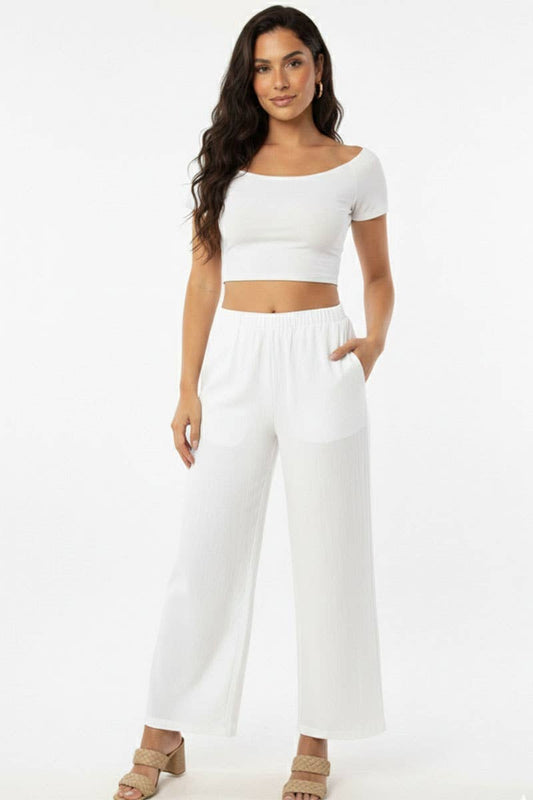 Marina Wide-Leg Pants