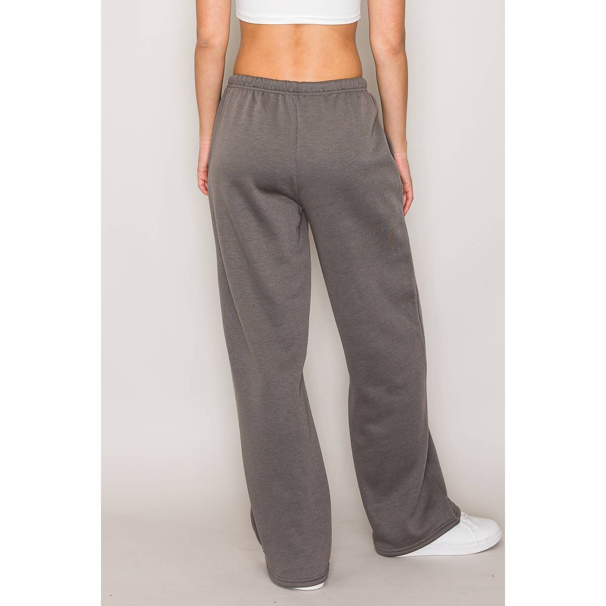 Lanie Wide Leg Fleece Joggers