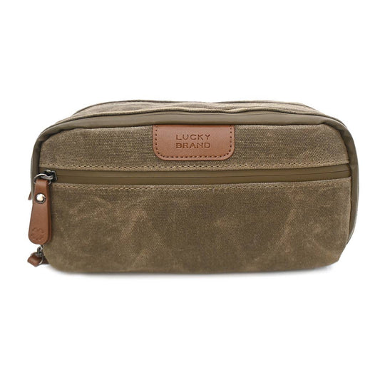 Lucky Brand  - Olive Men’s Canvas Toiletry Bag