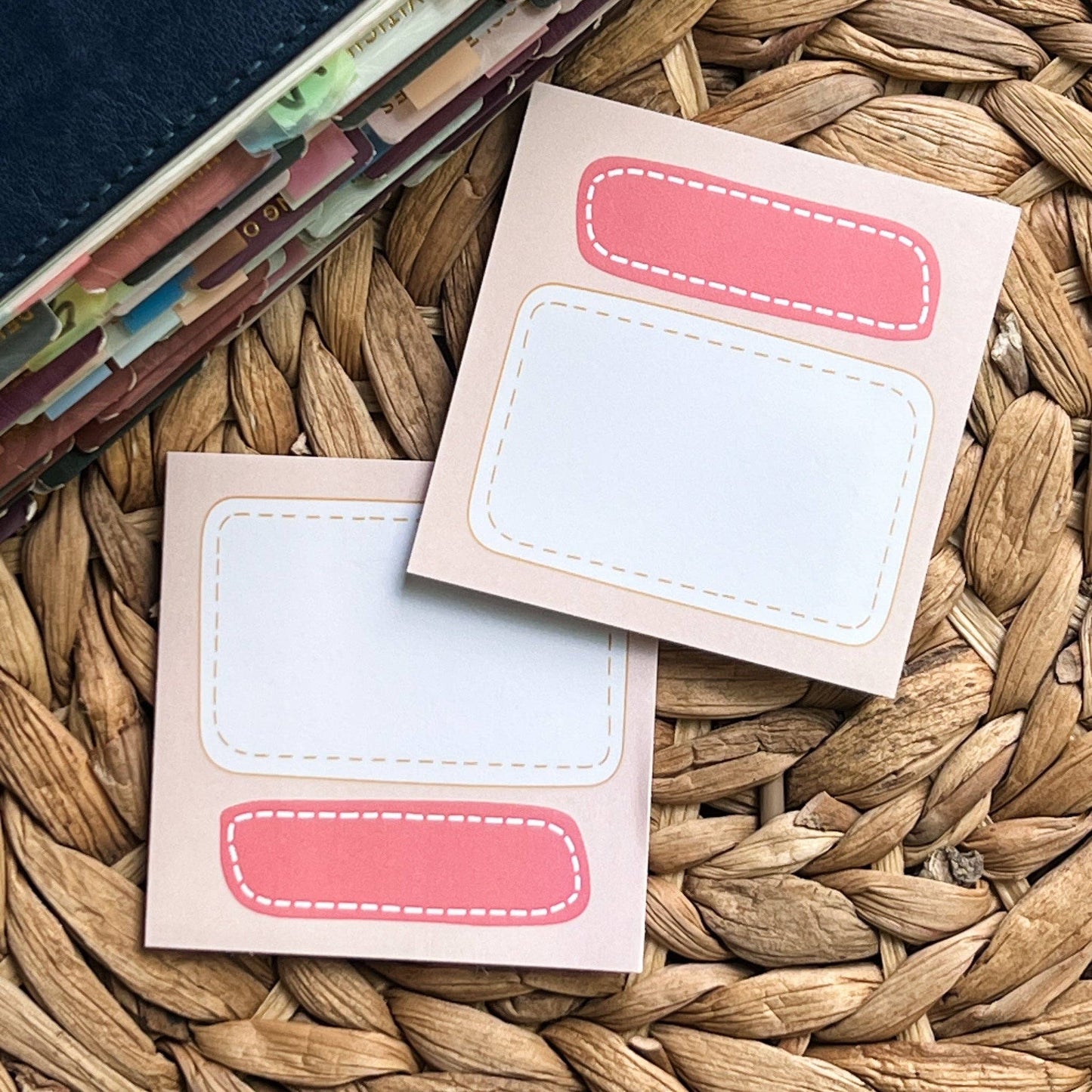 Pink & Beige - Bible Study Sticky Note Set