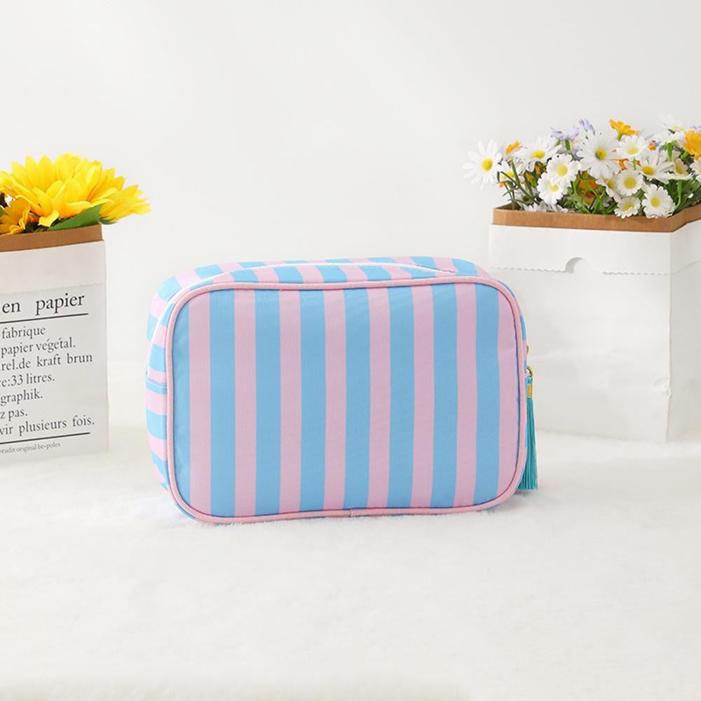 Zoe Striped Pouch