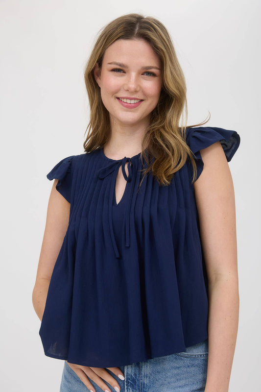 Maya Ruffle Sleeve Blouse