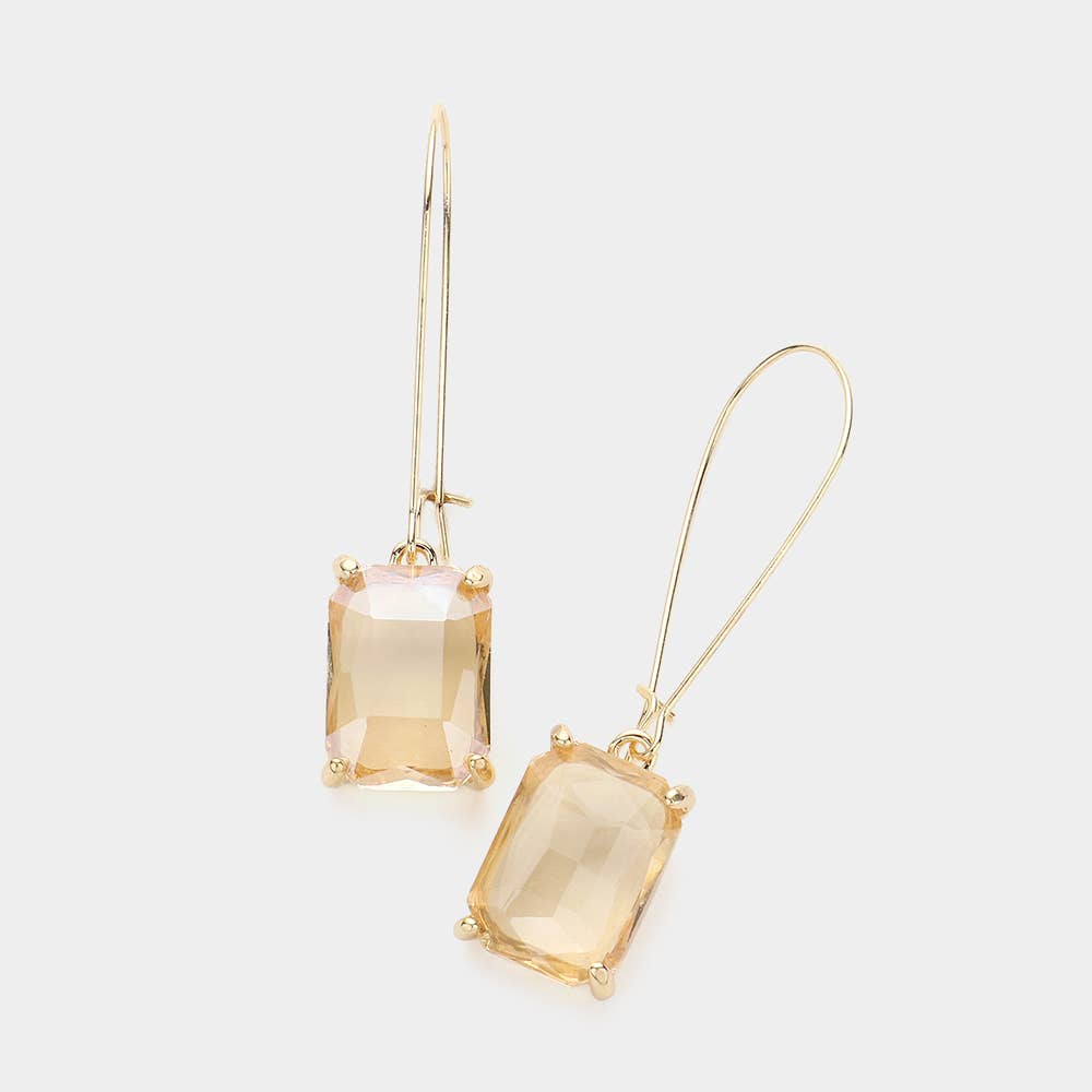 Emerald Cut Earrings