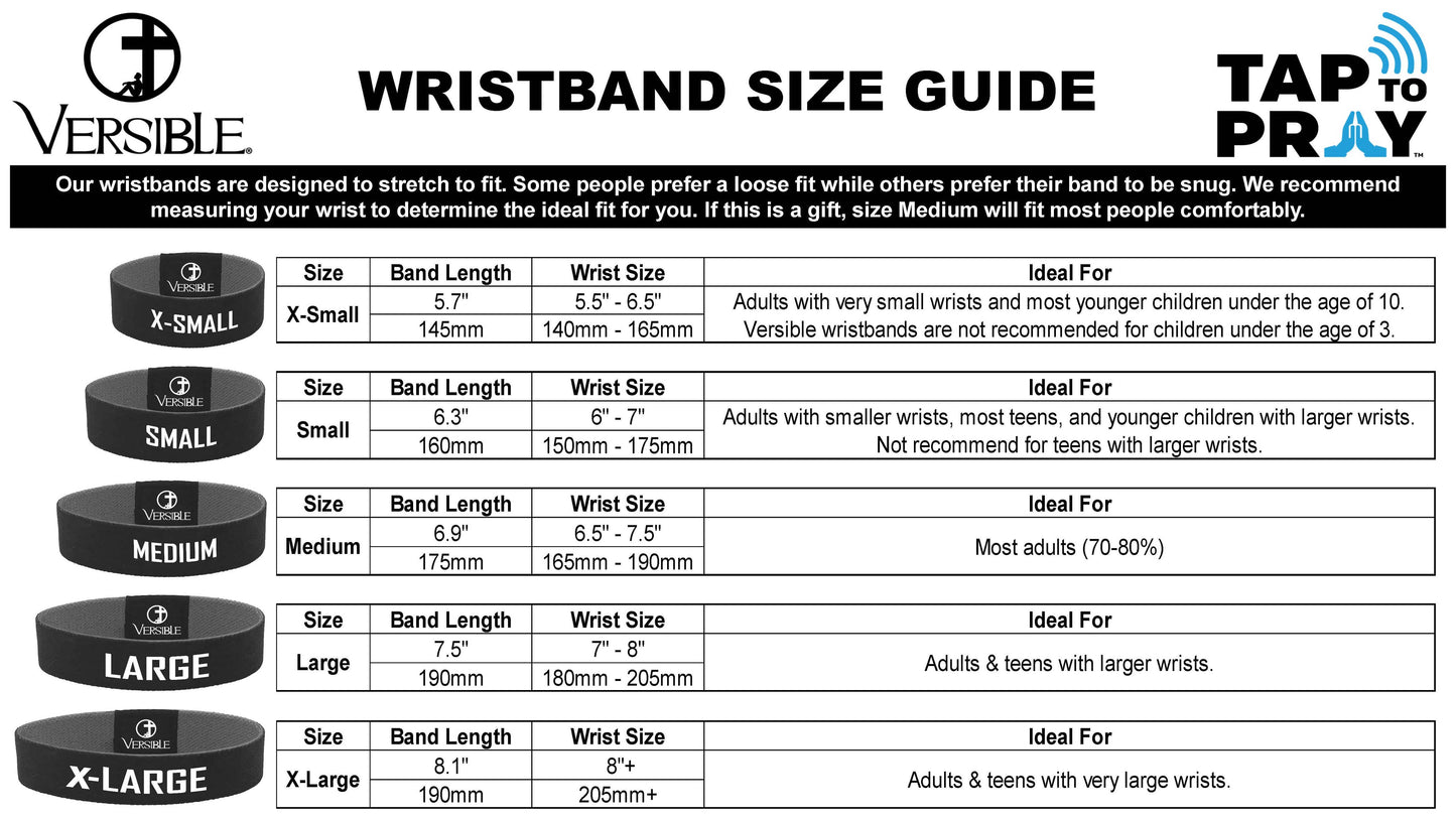 Tap To Pray Black & White - Jesus Is Lord