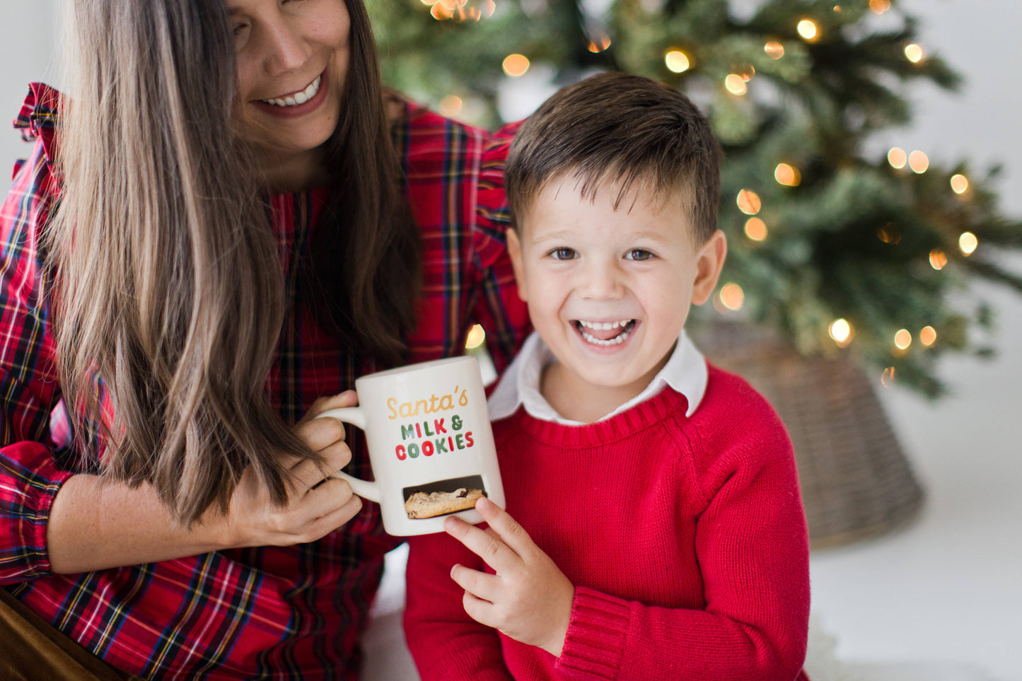 Santa’s Milk & Cookies Christmas Ceramic Mug
