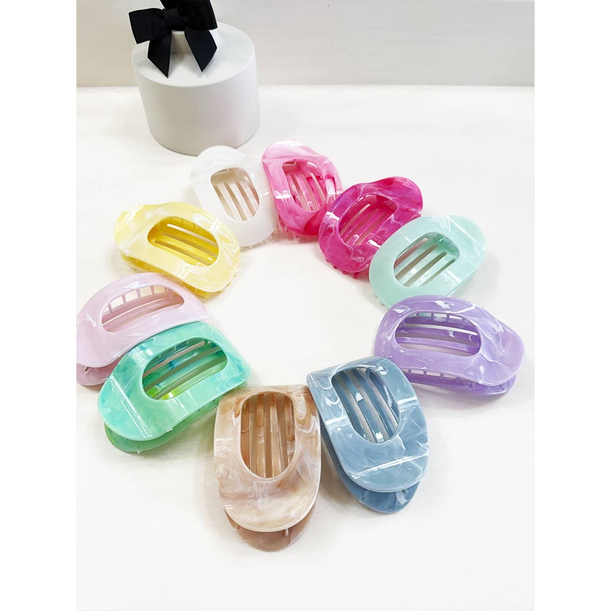 Flat Hair Claw Clips