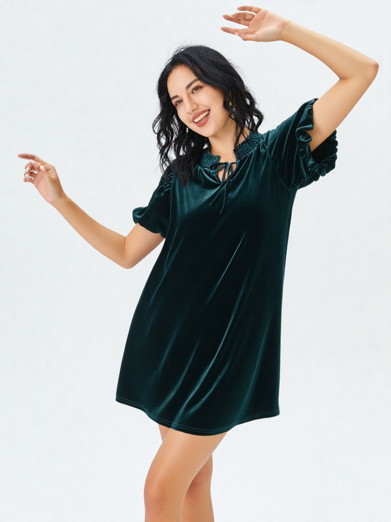 Mary Velvet Mini Dress