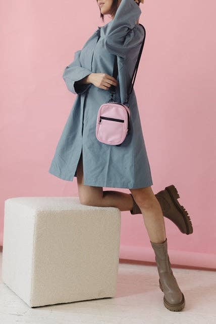Leather Piggy Crossbody Sling