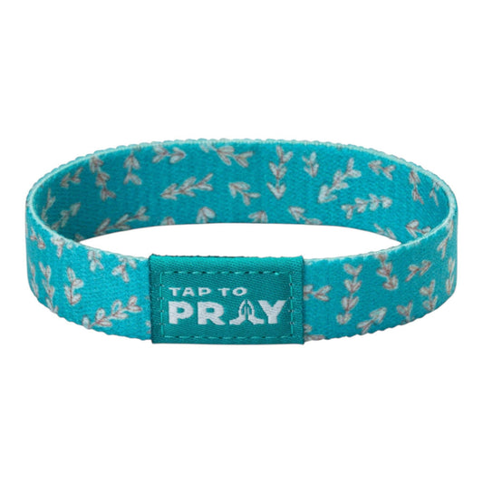 Tap To Pray - Kingfolk Series Wristband – Teal Rooted In Christ