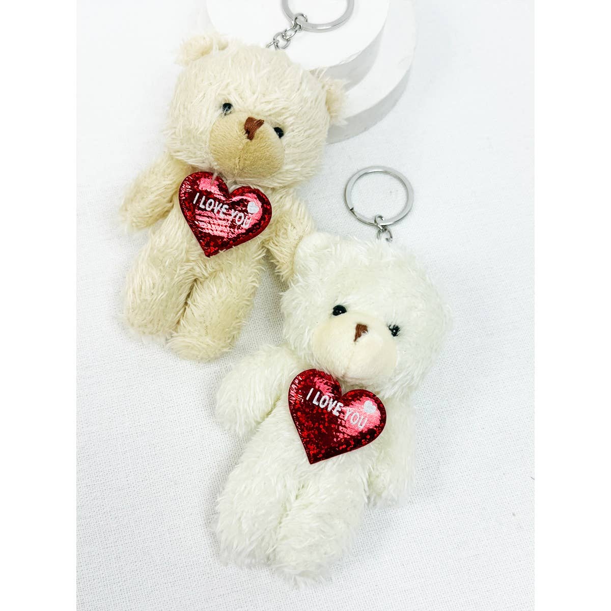I Love You Bear Keychain