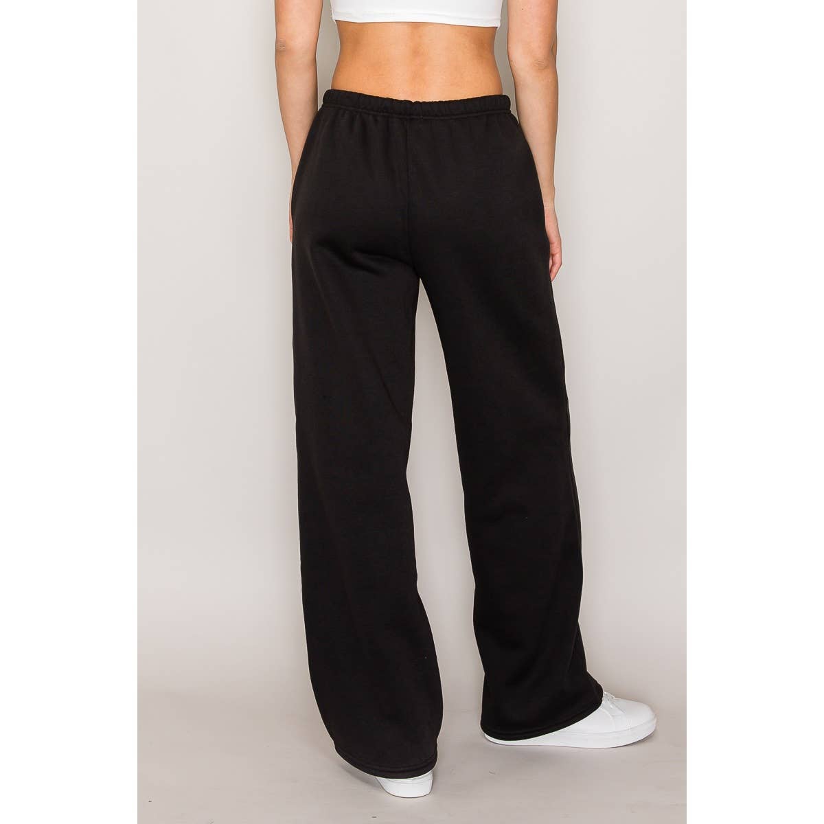 Lanie Wide Leg Fleece Joggers