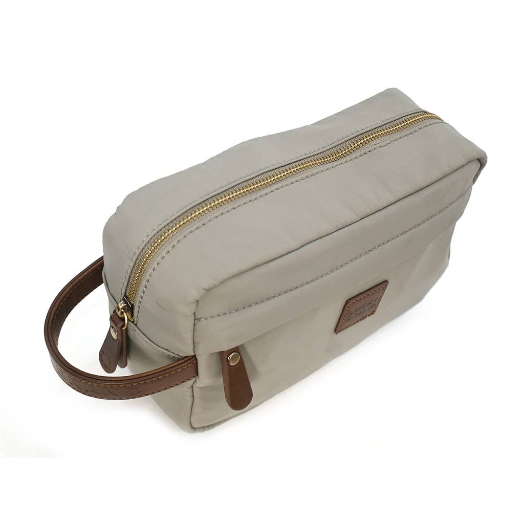 Lucky Brand -  Light Grey Men’s Canvas Toiletry Bag