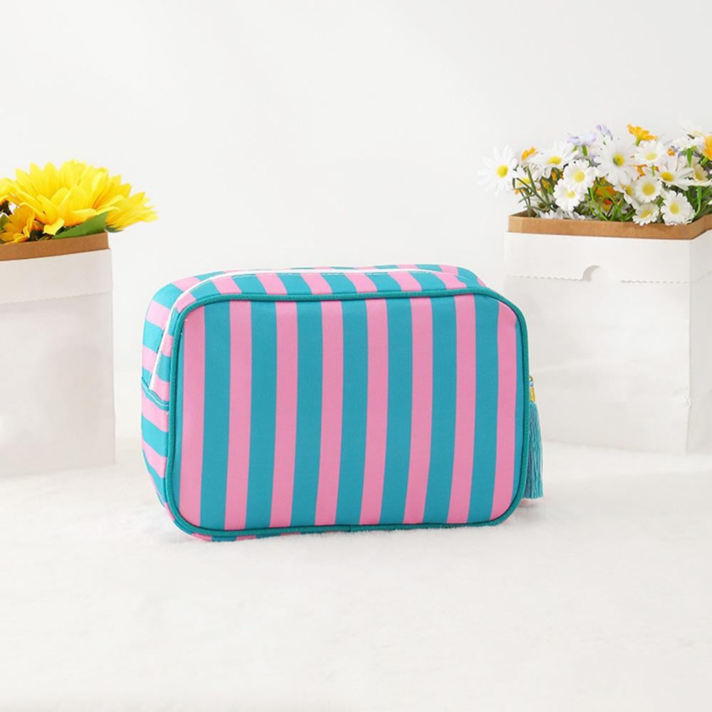 Zoe Striped Pouch