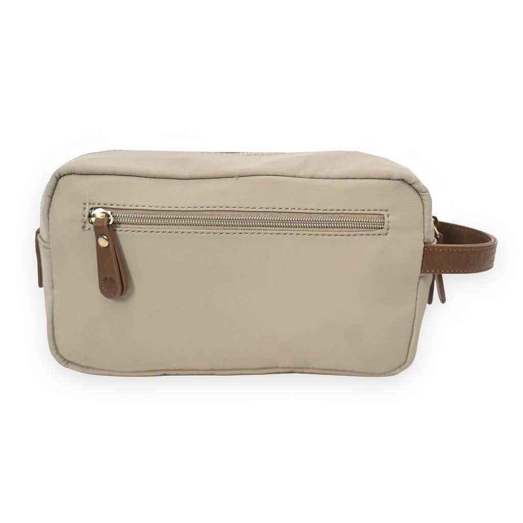 Lucky Brand -  Light Grey Men’s Canvas Toiletry Bag