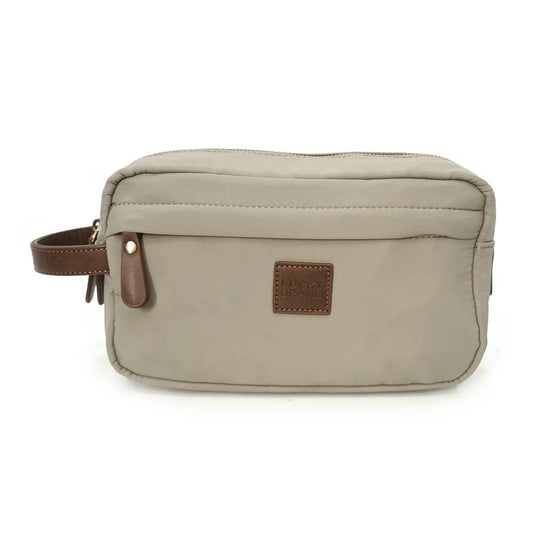 Lucky Brand -  Light Grey Men’s Canvas Toiletry Bag