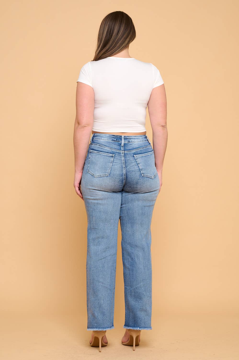 Monroe High Waisted Vintage Wash Jeans