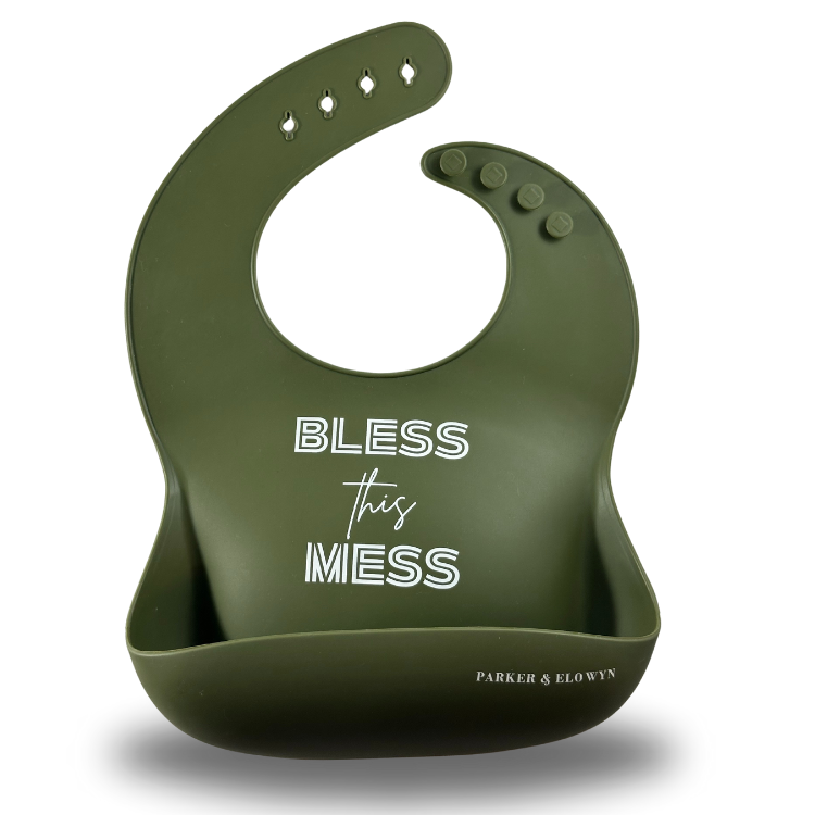 Bless this Mess -  Soft Waterproof Silicone Bib