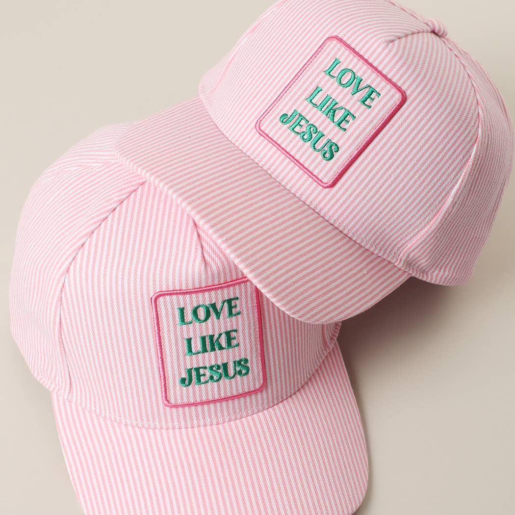 Love Like Jesus Embroidered Trucker Hat