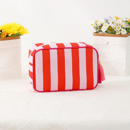 Zoe Striped Pouch