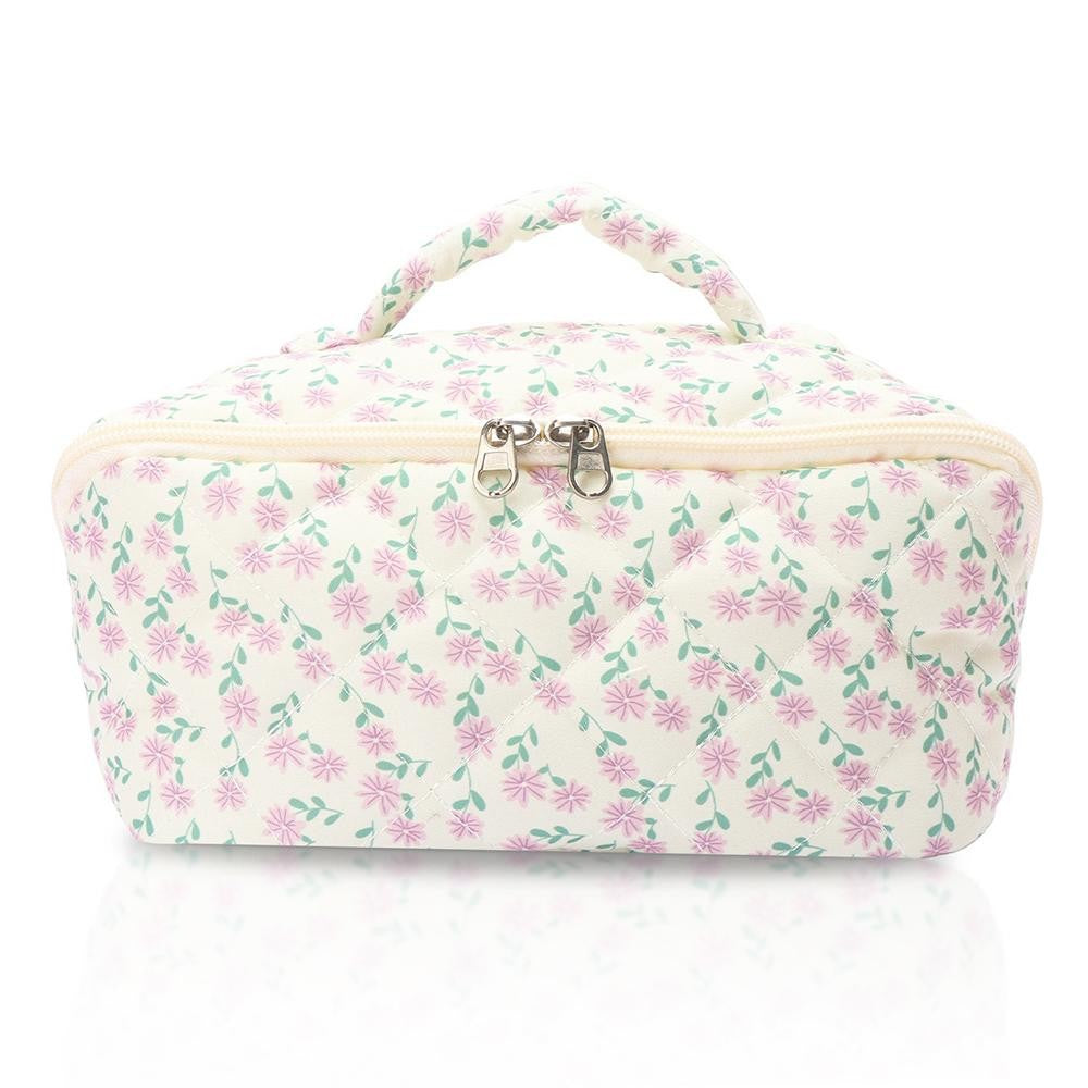 Eva Quilted Makeup Bag