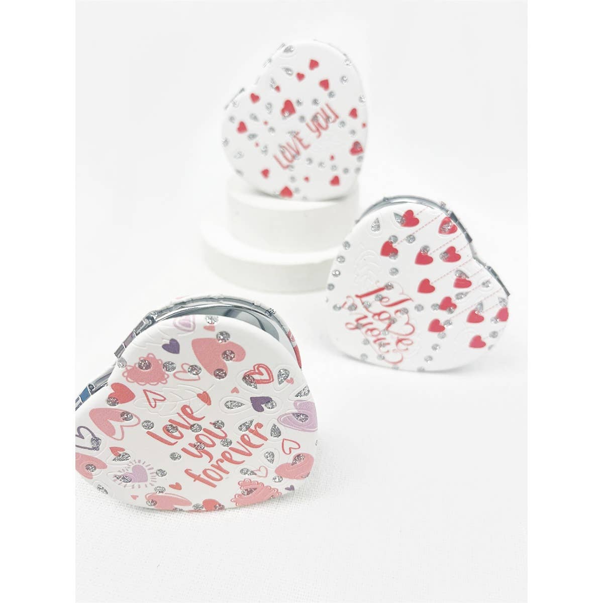 Valentines Heart Double Sided Mirror