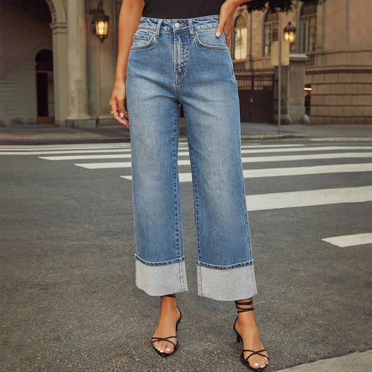Janelle Straight Leg Denim Pant