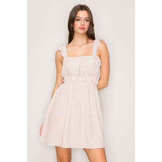 Allie Striped Mini Dress