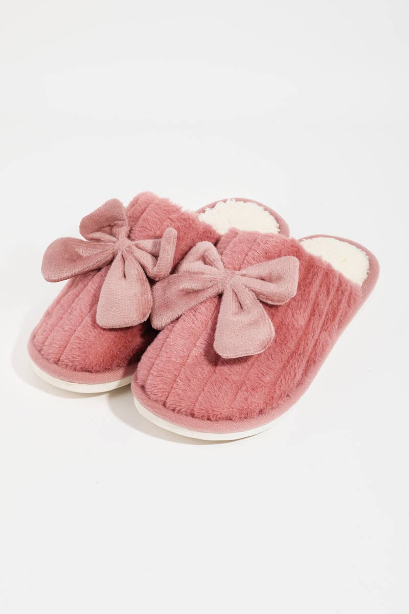 Maisie Bow Slippers