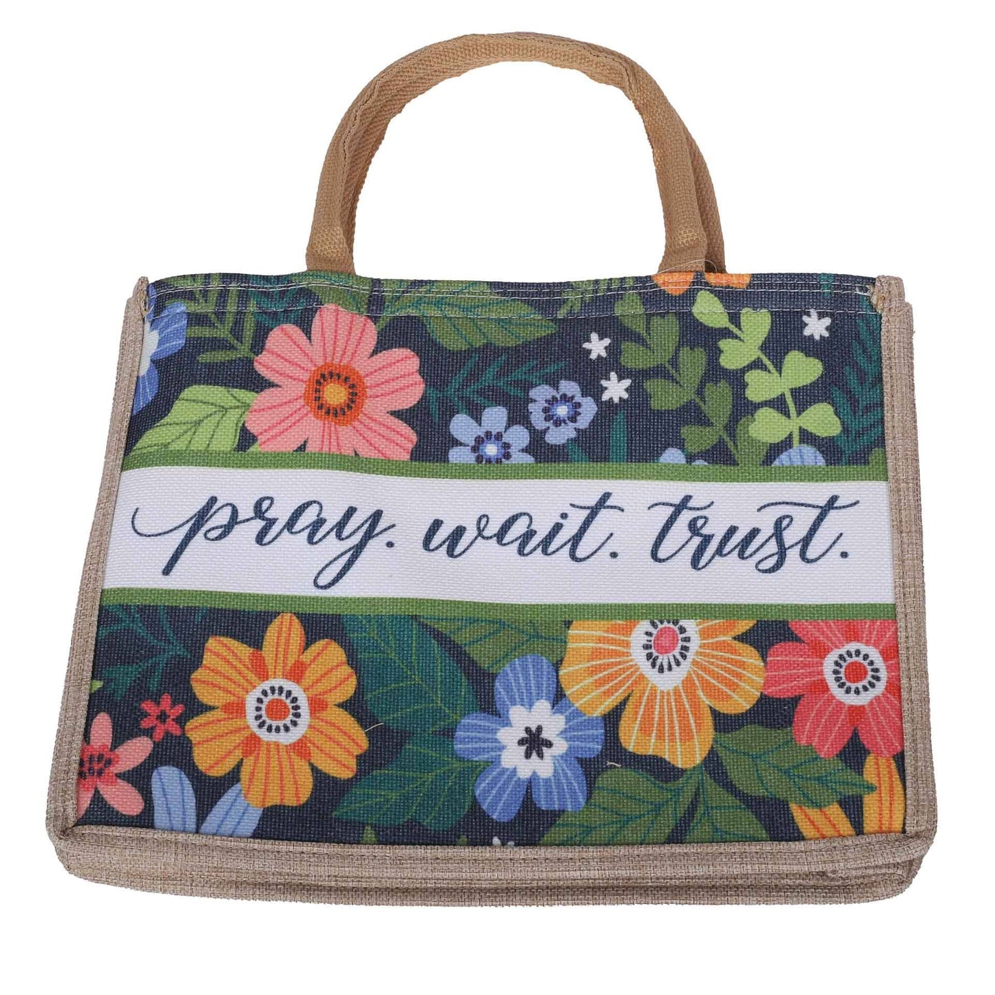 Canvas Tote - Pray Wait Trust