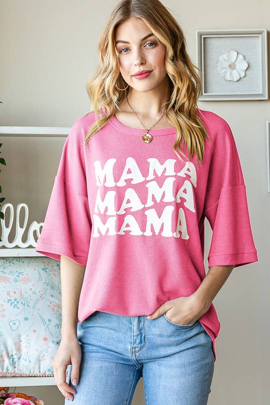 Mama Ribbed Top
