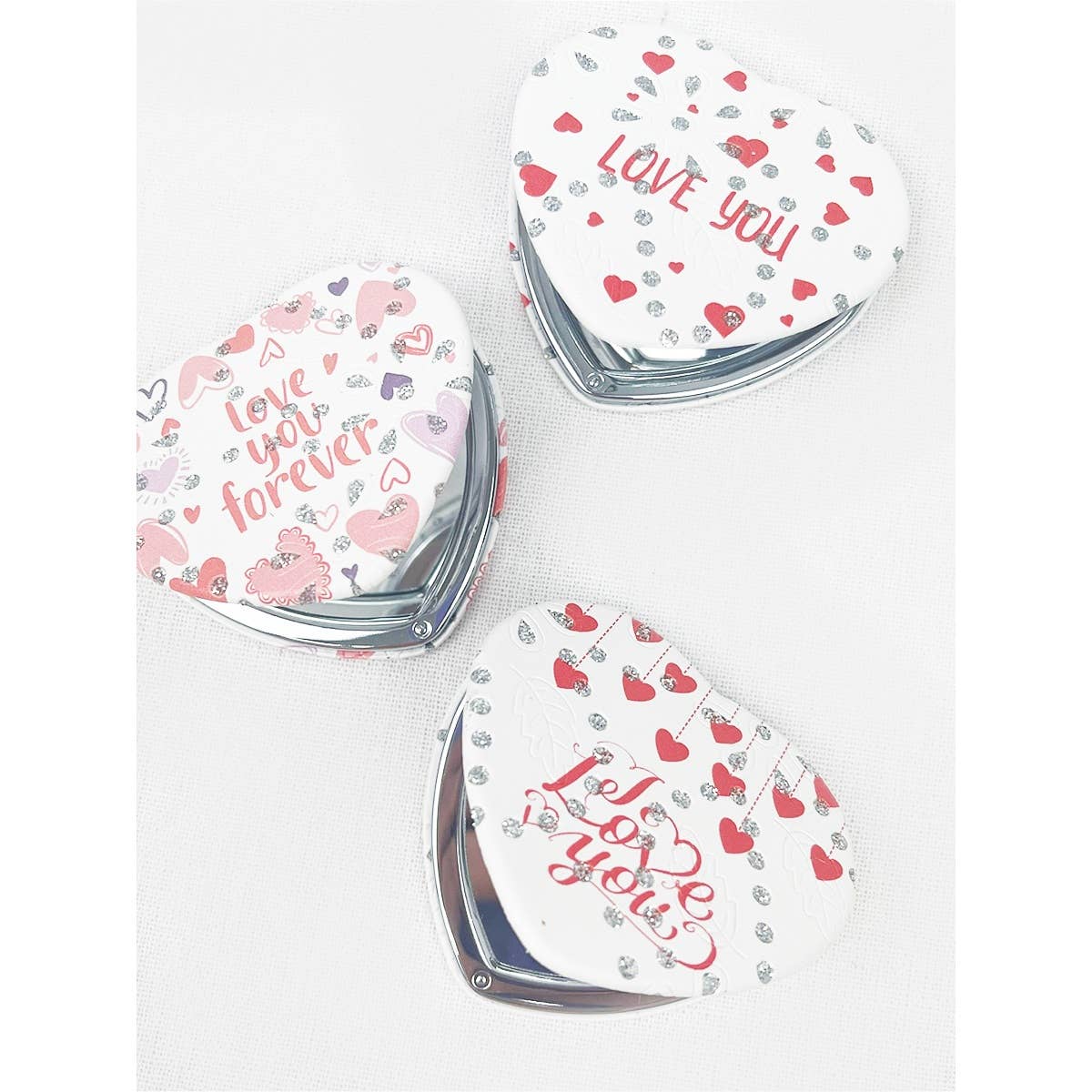 Valentines Heart Double Sided Mirror