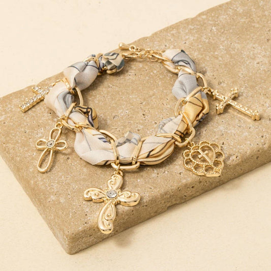 Susie Bandana Charm Bracelet