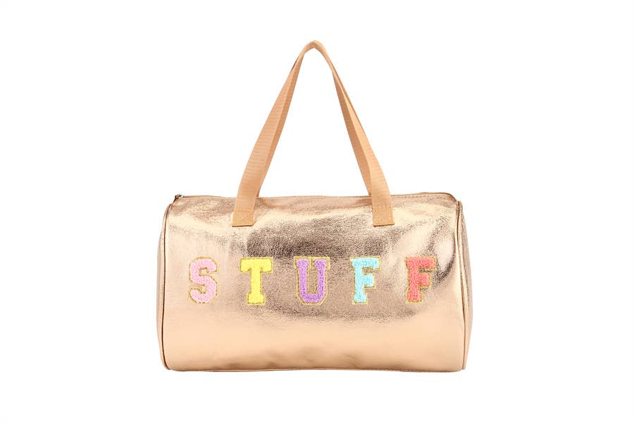 “Stuff” Shimmer Duffle Bag