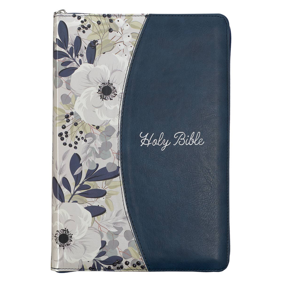 KJV Blue Floral Bible