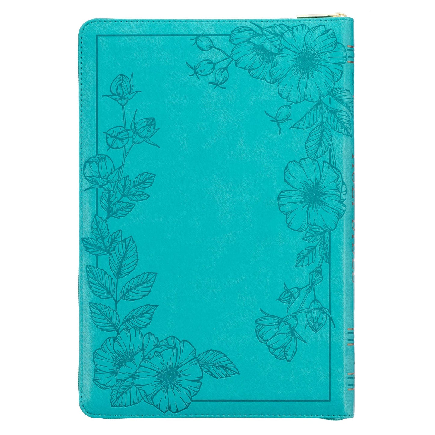 Teal KJV Zipper Bible