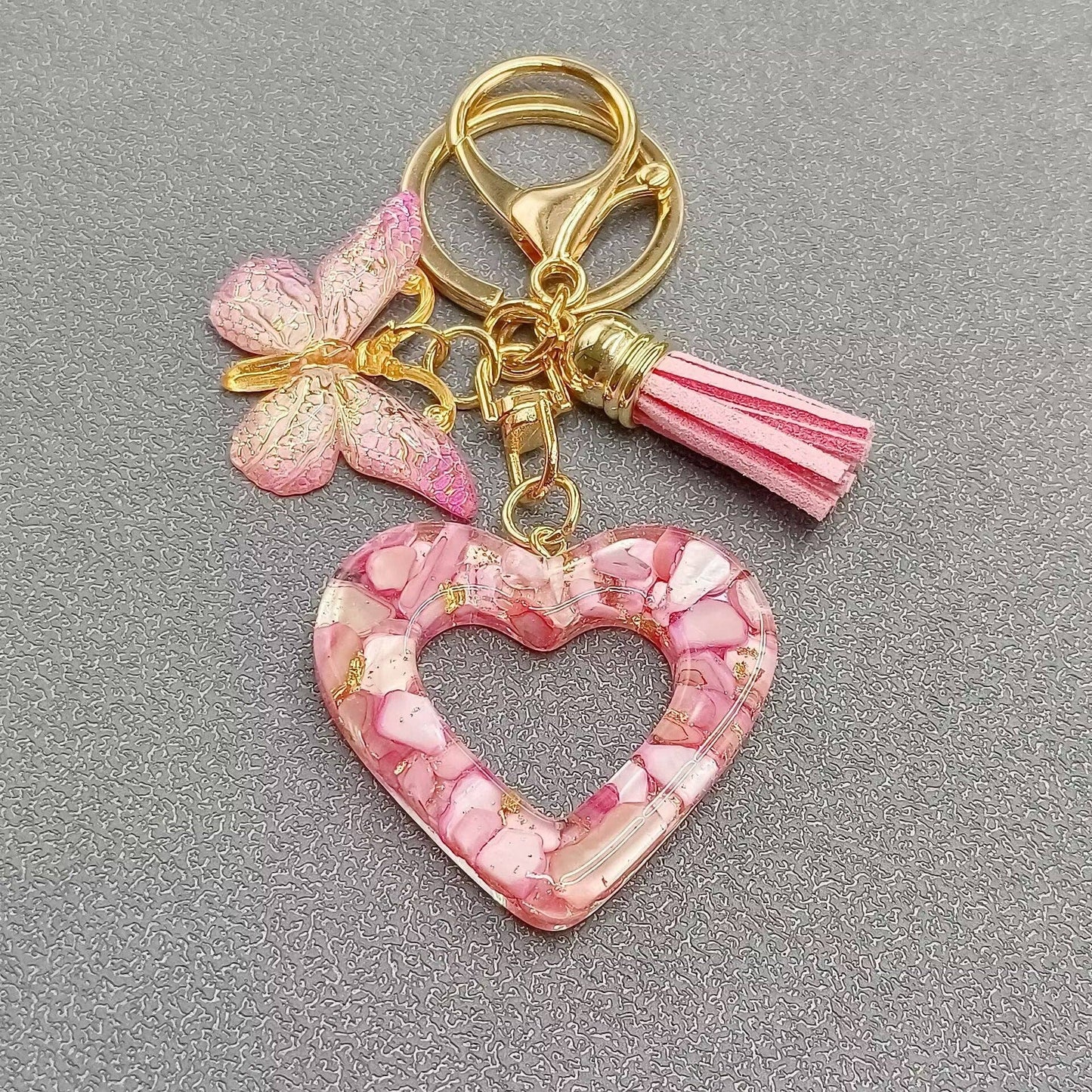 Heart & Butterfly Keychains