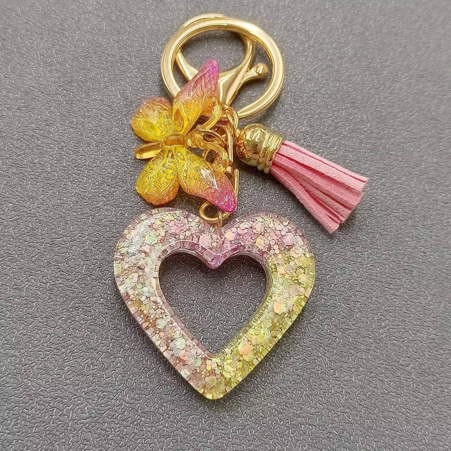 Heart & Butterfly Keychains