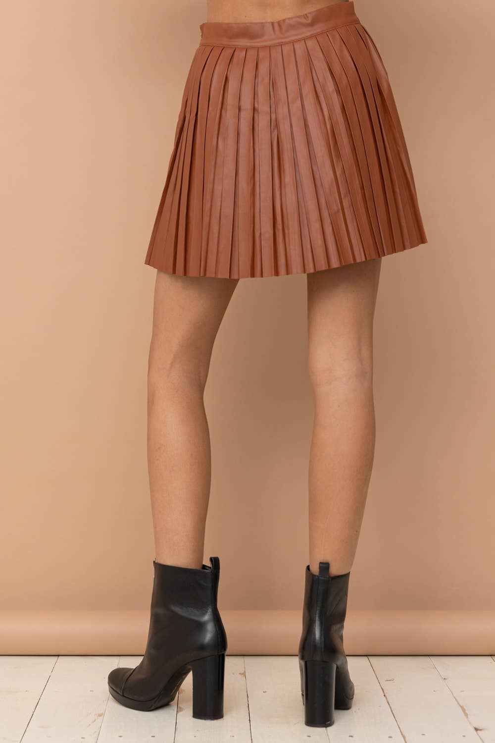 Pleated Mini Skirt