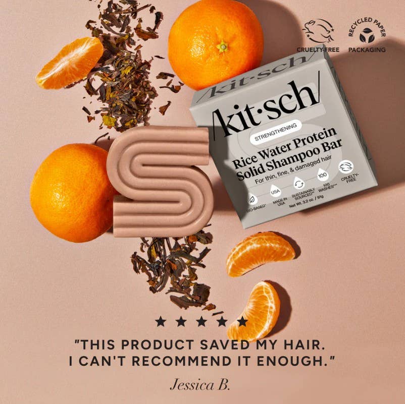 Kitsch - Rice Water Shampoo & Conditioner Bar Set