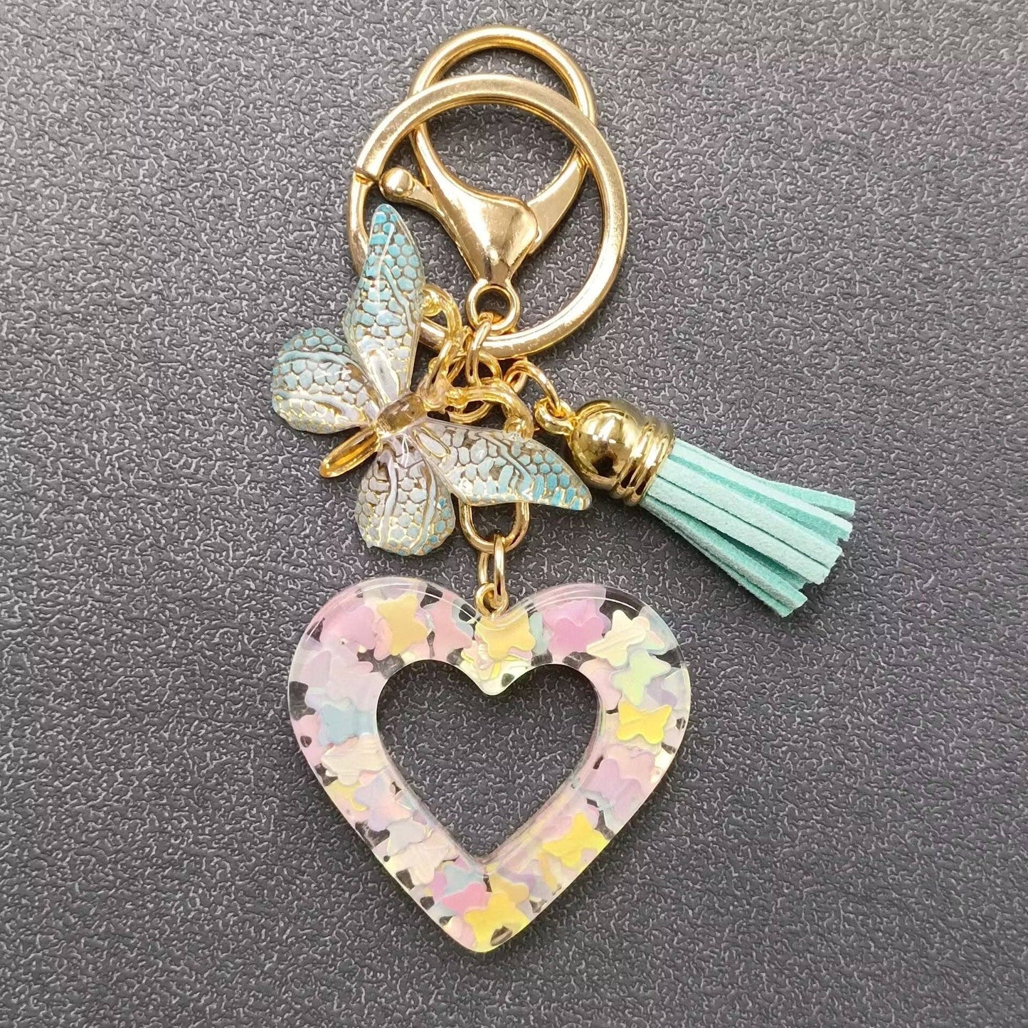 Heart & Butterfly Keychains