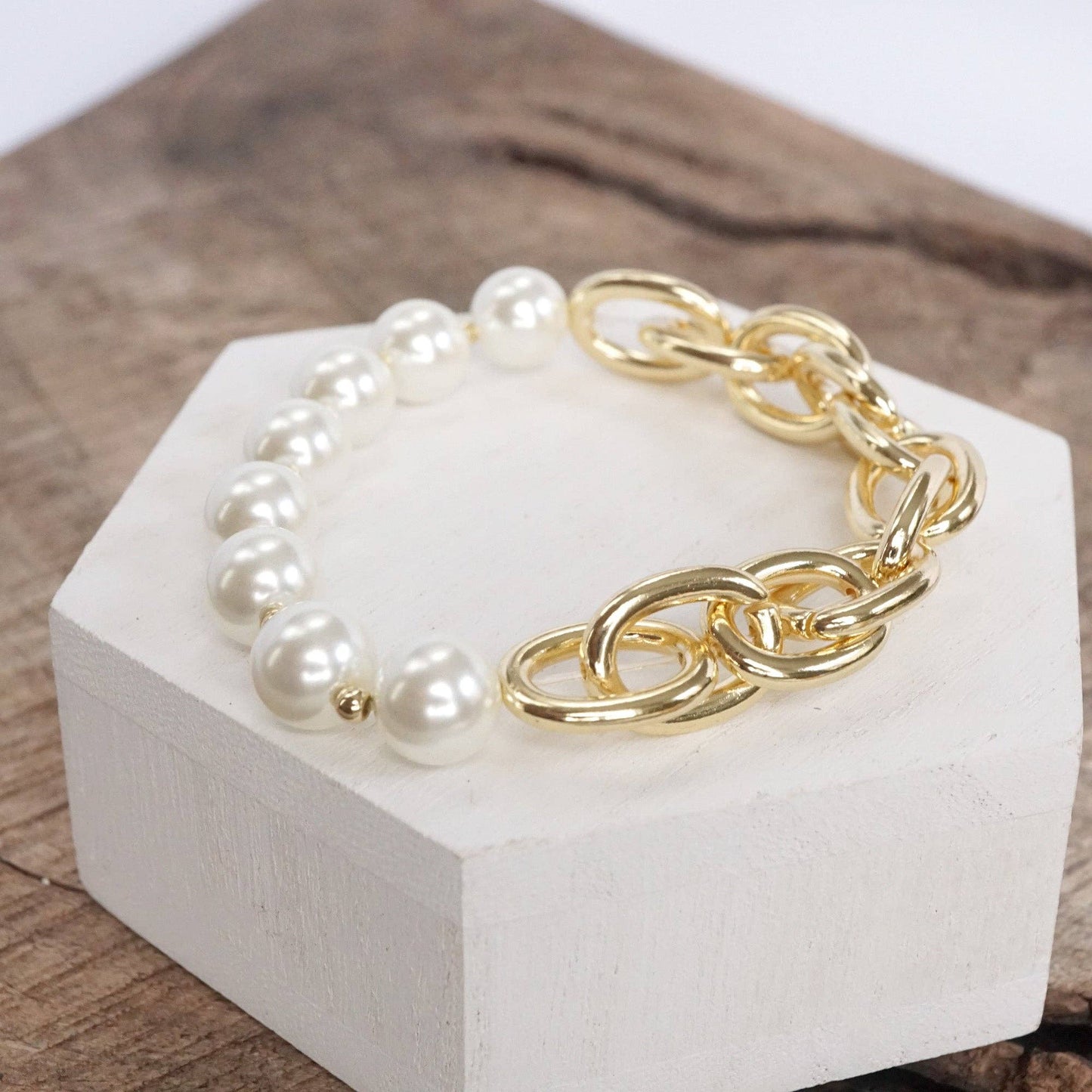 Kyla Beaded Chain bracelet