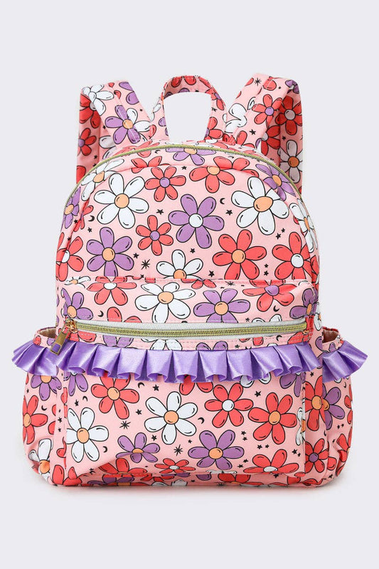 Flower Girls Ruffle Backpack