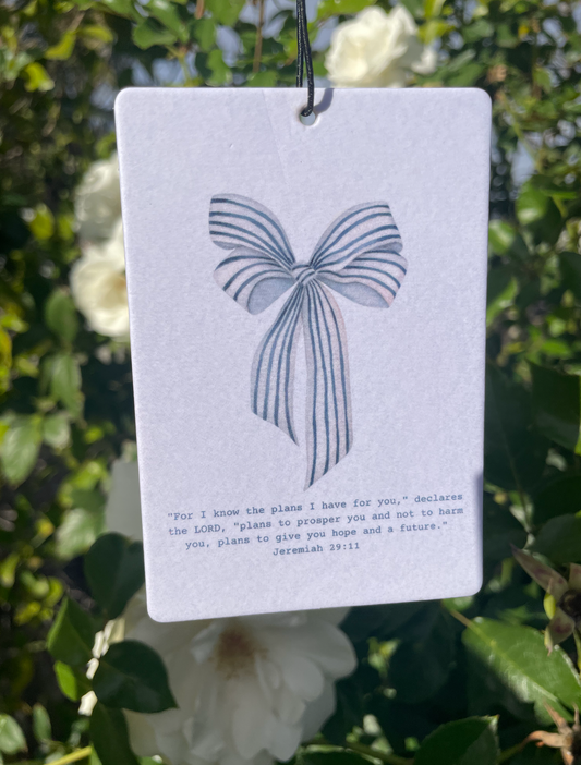 Jeremiah 29:11 Car Air Freshener - Scent, Dior