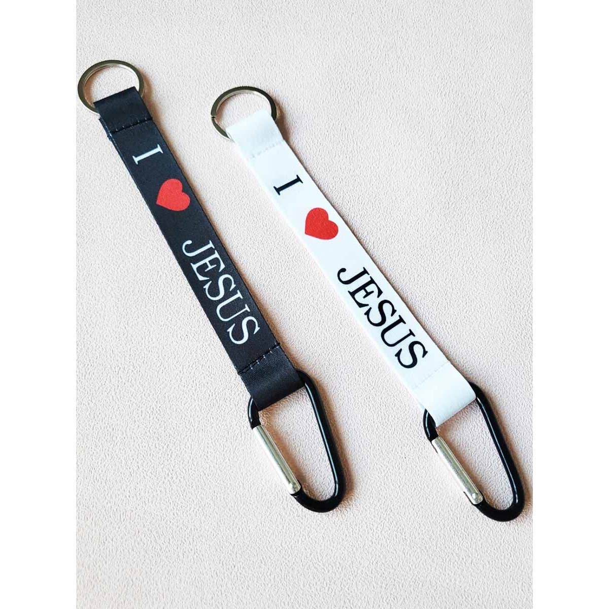 I Love Jesus Lanyard Keychain
