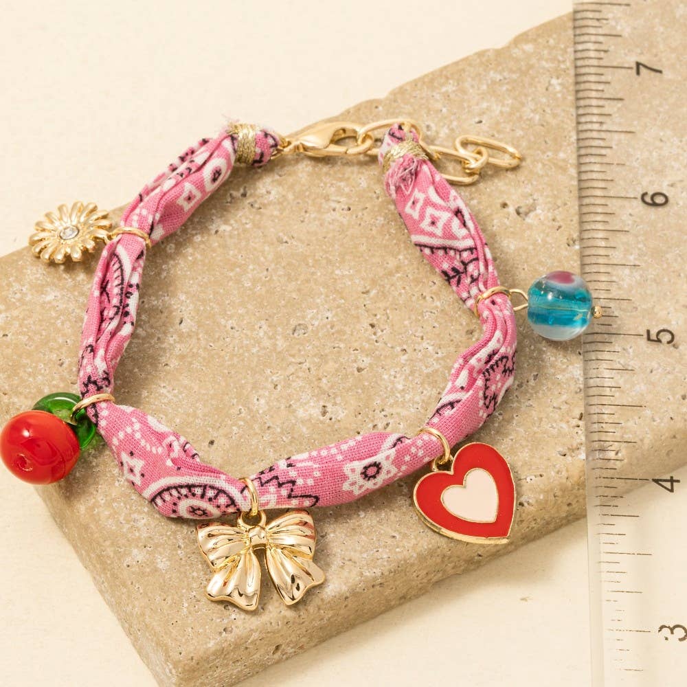 Marilyn Bandana Charm Bracelet