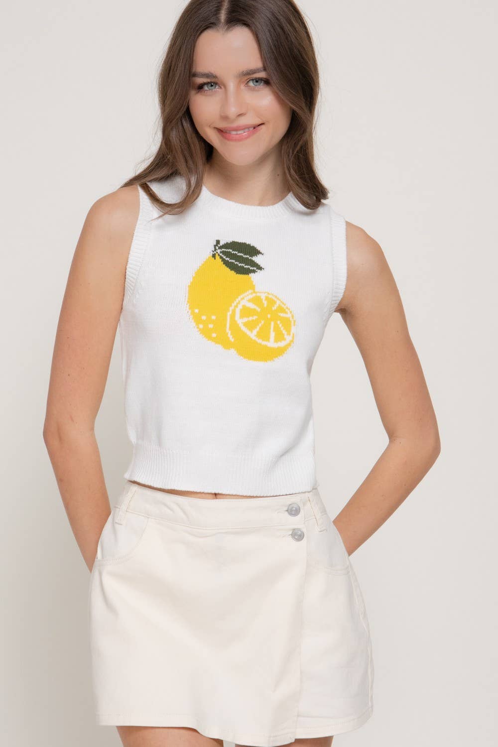 Aniya Lemon Top