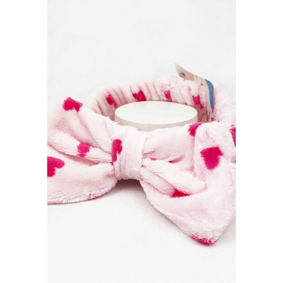 Heart Print Spa Headband