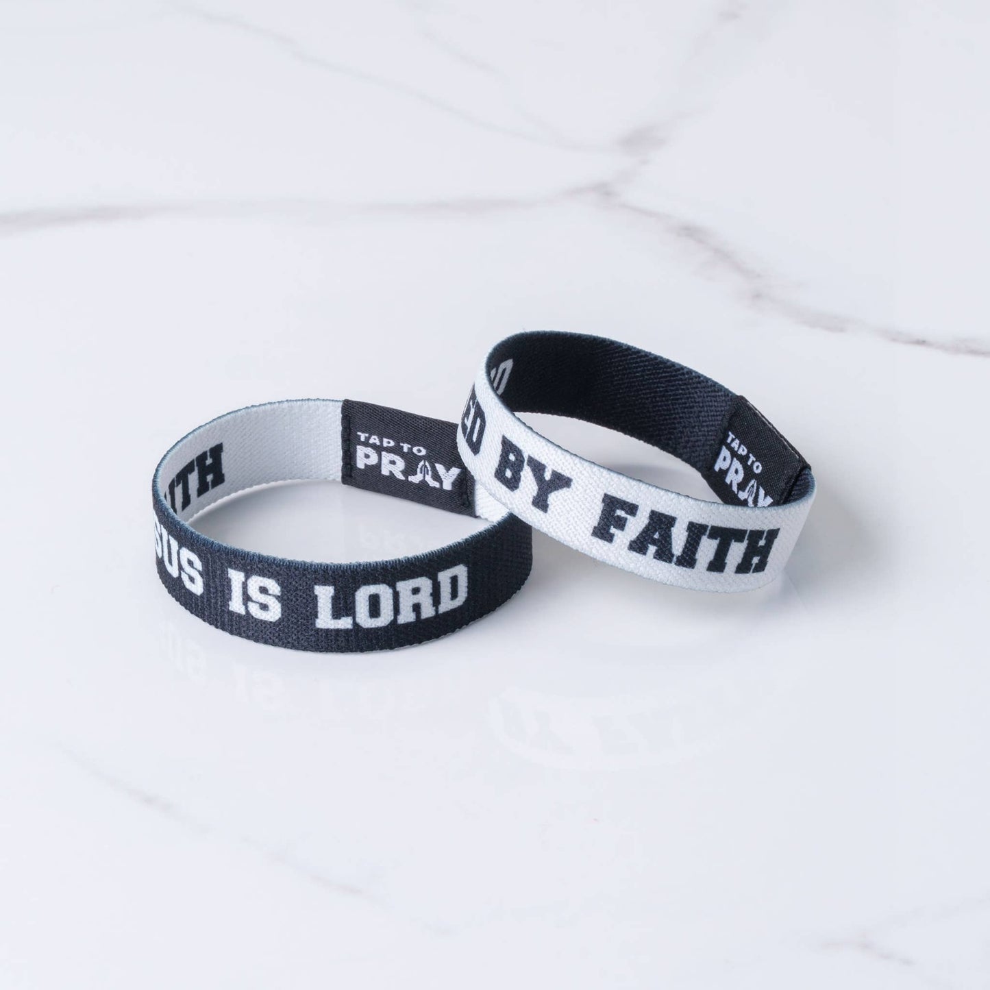 Tap To Pray Black & White - Jesus Is Lord